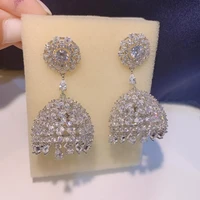 hibride korean vintage waterdrop earrings women wedding earring gold color silver color engagement jewelry wholesale e 76