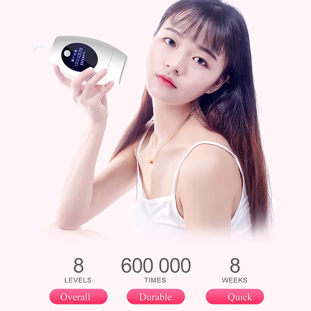 Лазерная Машинка для удаления волос IPL 600000 вспышек постоянный светодиодный