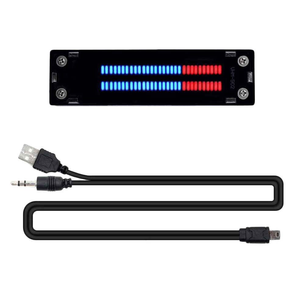 VHM-902 Mini Dual 30 индикатор уровня VU метр стерео усилитель доска с режим АРУ DIY Kit |