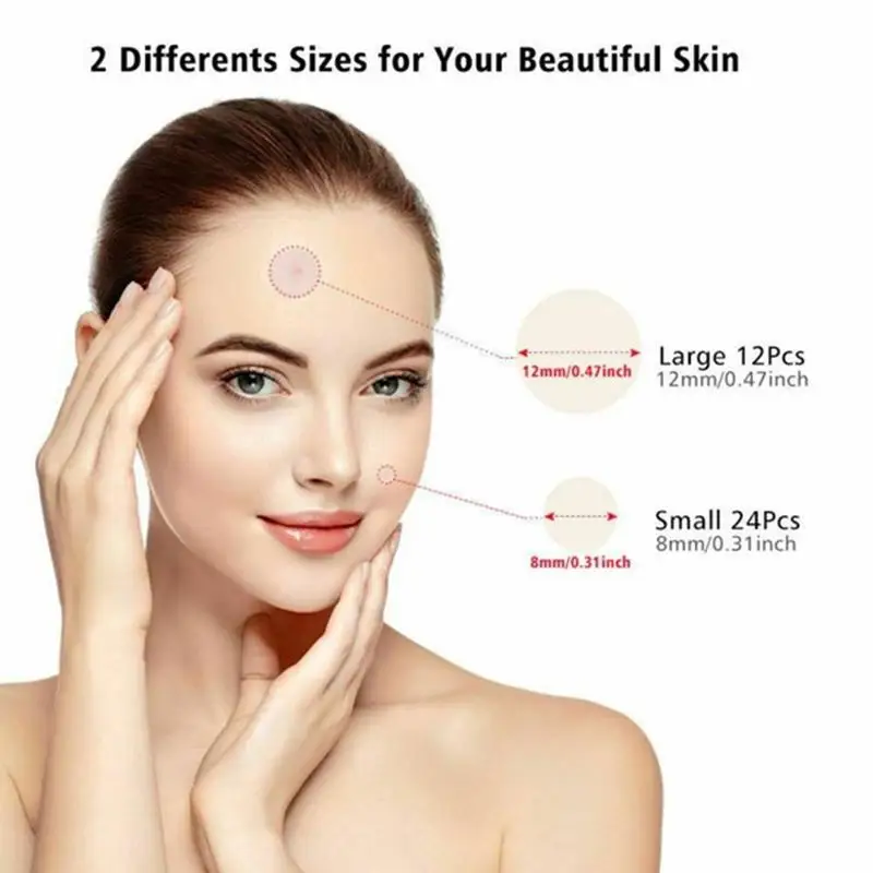 

36* Acne Stickers Acne Pimple Master Patch Treatment Remover Sticker Hydrocolloid Absorb Secretion Cover Face Skin Tags Blemish