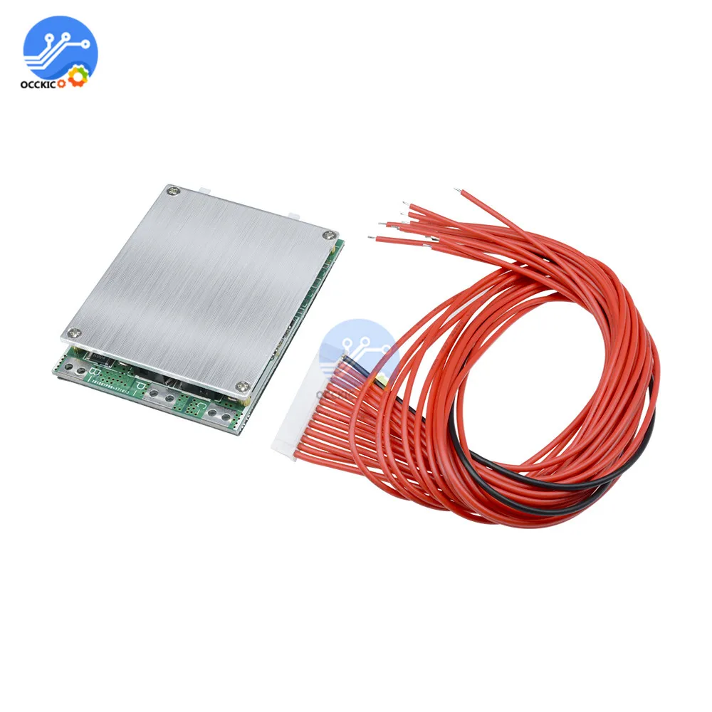 13S 35A 48V литий-ионный аккумулятор 18650 BMS печатная плата PCM баланс интегральные схемы плата для Arduino