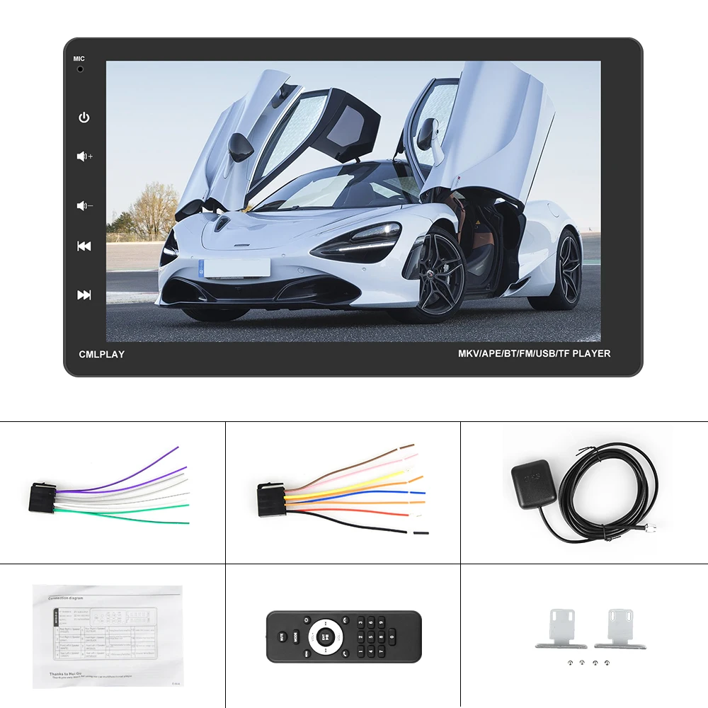 Автомагнитола Podofo 1 din Android 9 DSP IPS для 360 градусов | Автомобили и мотоциклы