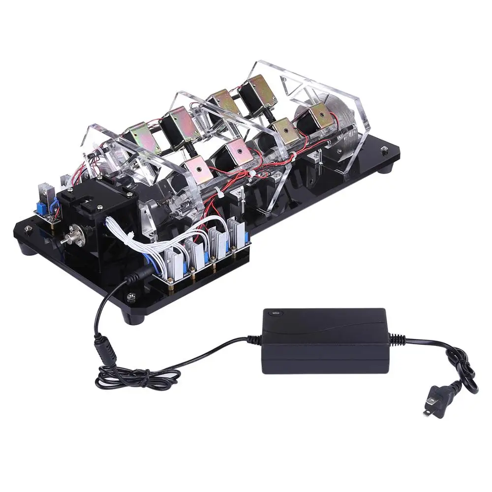 Электромагнитная модель двигателя высокой мощности с 8 катушками мотор для