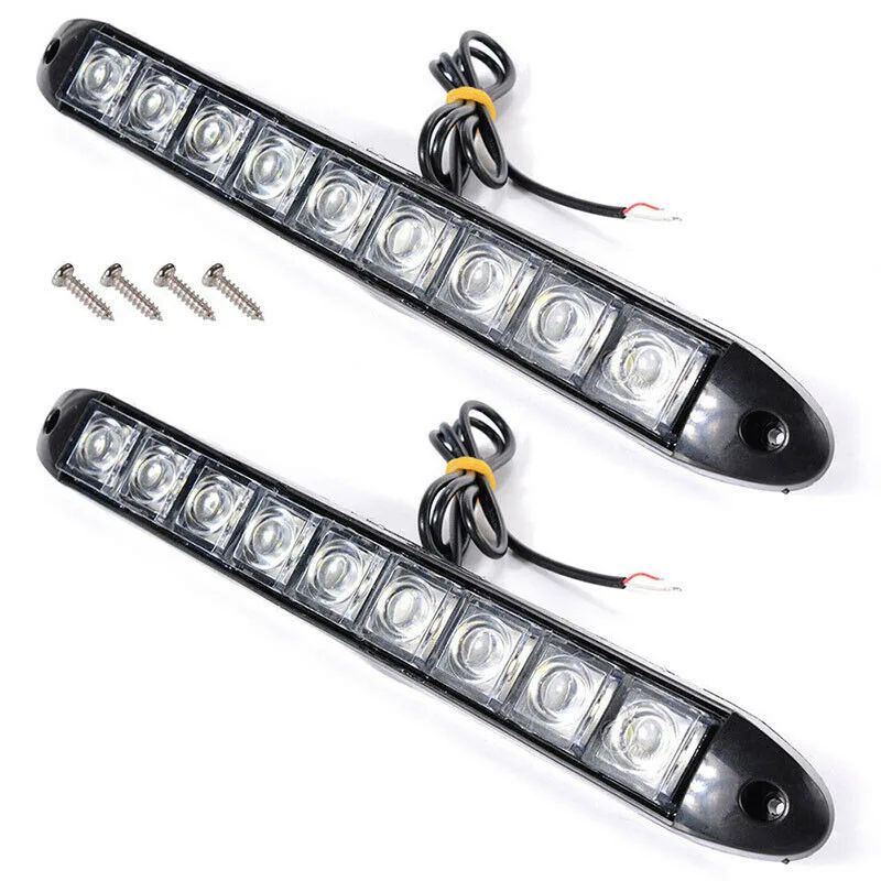 

Brake Light Day Running Lights Chassis Lamp DC 12V Day Driving Lamp W/ 4 X Screws