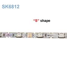 Гибкая светодиодная лента S типа SK6812 pixel 5 м/лот полноцветная