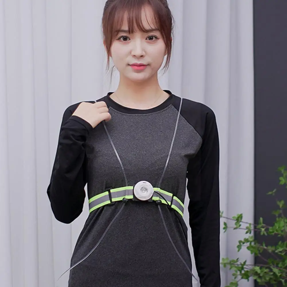 

Светодиодная лампа для ночного спорта и бега на открытом воздухе, регулируемая нагрудная лампа для ночной ходьбы, бега, пешего туризма, Usb Cha ...