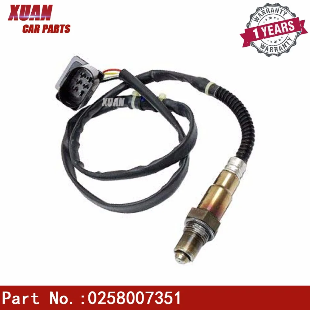 Высококачественный кислородный O2 лямбда-датчик 0258007351 для TT Quattro Volkswagen Beetle EuroVan Golf