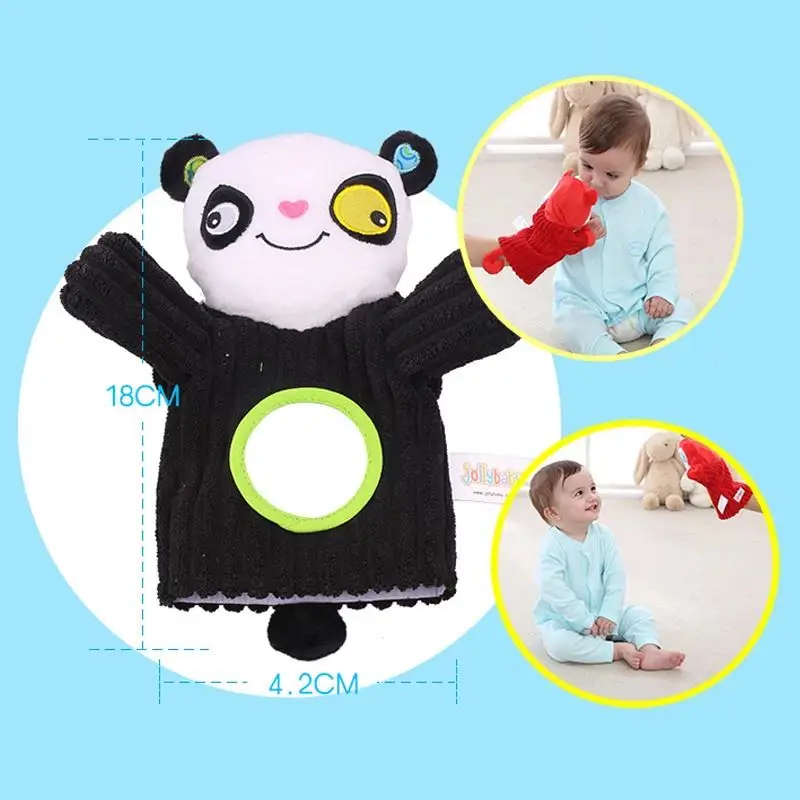 Детские мягкие Мультяшные плюшевая кукла животного погремушка игрушки