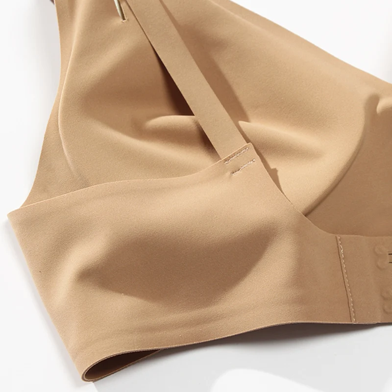 Женский бесшовный бюстгальтер без косточек мягкое нижнее белье женское большая