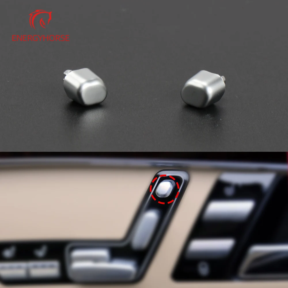Botón de ajuste para almohada de asiento de coche, perilla de interruptor para Mercedes Benz Clase S W221