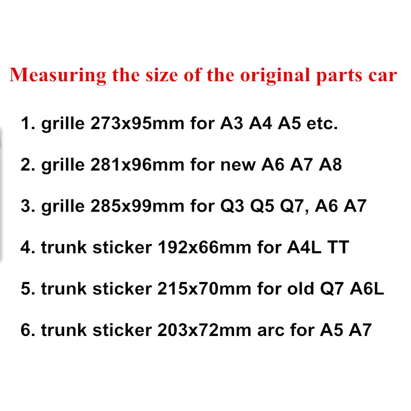 Эмблема значок переднее среднее кольцо решетка багажник логотип наклейка для Audi