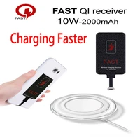 10w qi fast wireless charger receiver2000mah wireless charger adapter for iphonesamsungxiaomihuawei googlenon qi phones