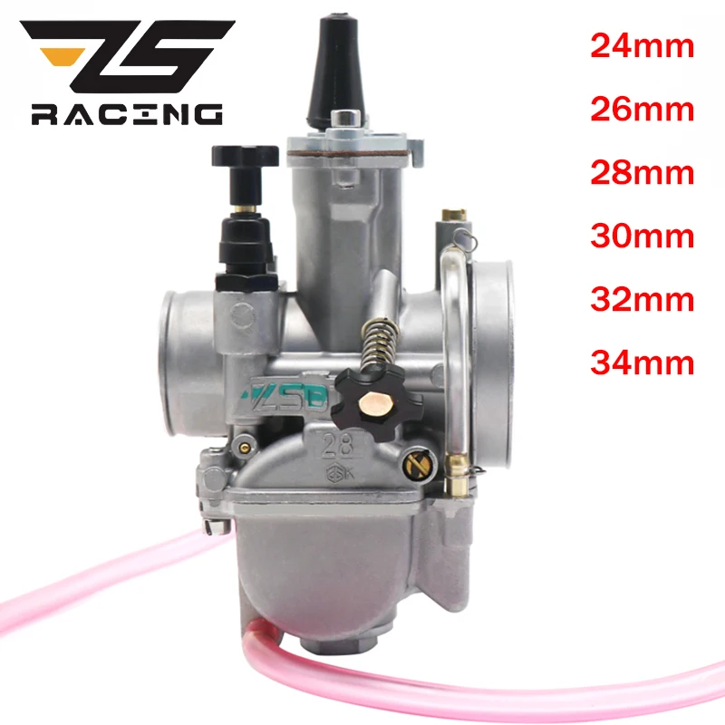 

ZS Racing Universal PWK 24 26 28 30 32 34mm Carburetor For 4T Motorcycle ATV Quad Go Kart Buggy Dirt Bike scooter Motocross