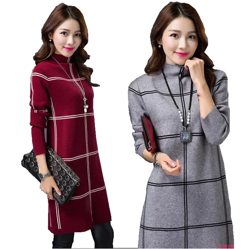 Женский зимний свитер плюс бархатная Толстая Водолазка пуловер дамские Большие