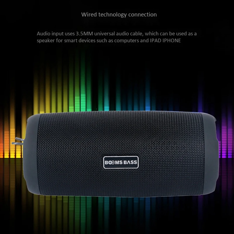 Booms Bass L12 портативный bluetooth-динамик беспроводная басовая колонка