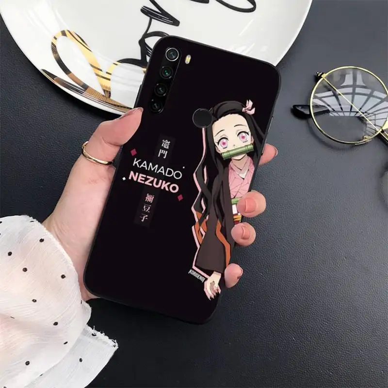 

Demon Slayer Anime Kimetsu No Yaiba Phone Case For Xiaomi Redmi Note 4 X 5 6 7 8 pro 6A