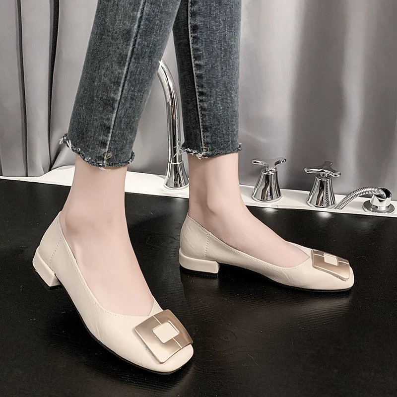 2020 новые модные водонепроницаемые мокасины Женские балетки на плоской подошве