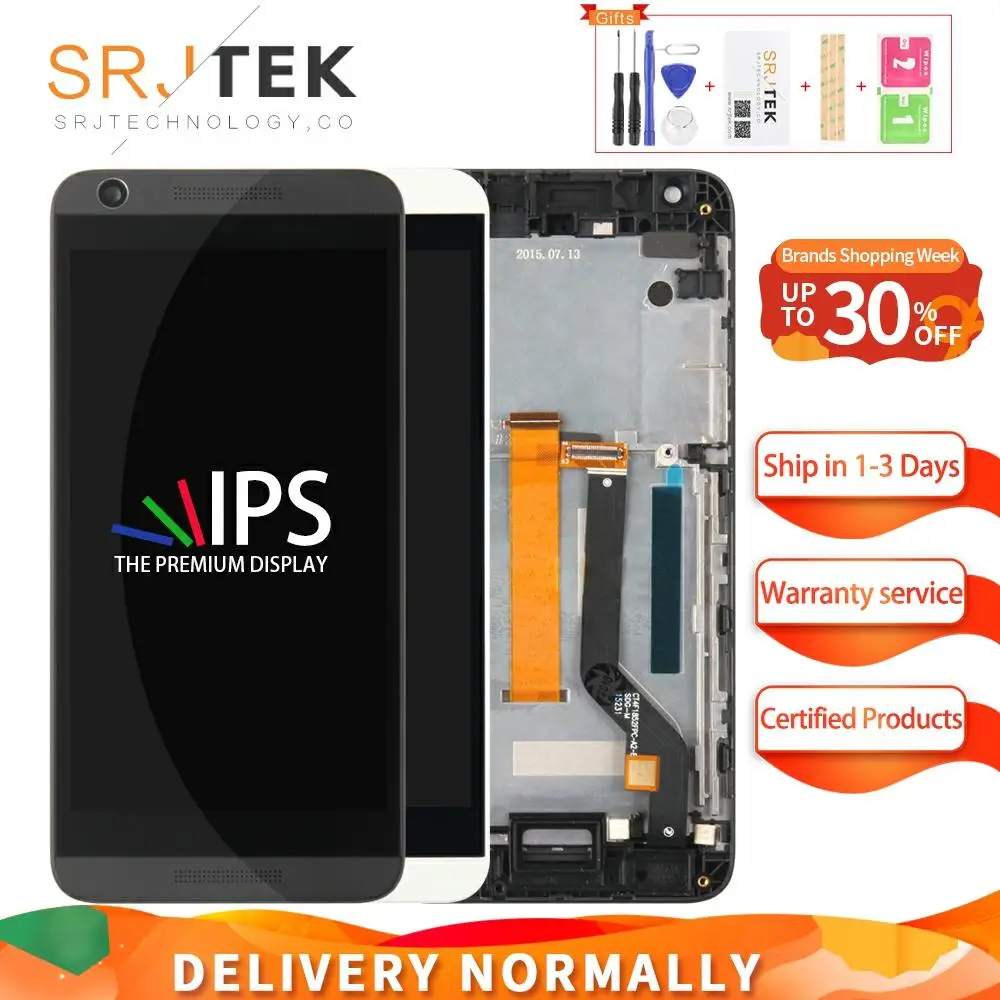 Srjtek экран для HTC Desire 626S ЖК дисплей сенсорный дигитайзер сенсорное стекло 5 0 D626S