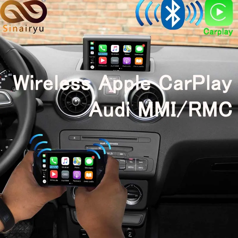 Audi CarPlay Беспроводная камера Apple CarPlay для Audi A1 A3 A4 A5 A6 A7 A8 Q2 Q3 Q5 Q7 MMI, Автомобильная камера заднего вида на Android - Цвет: Audi CarPlay