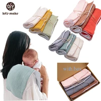 lets make baby bib burping towel set cotton material multicolor baby comfort towel baby facecloth absorbent gauze washcloth