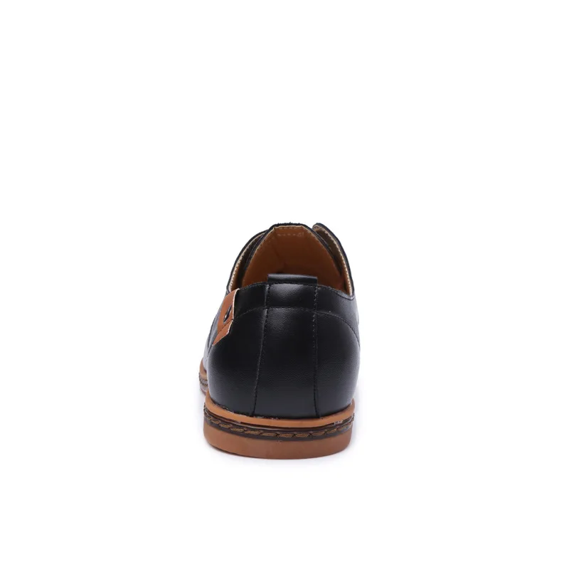 

Brand 2019 Spring Leather Men Shoes Oxford Casual Classic Sneakers For Male Comfortable Footwear Big Size dfv4