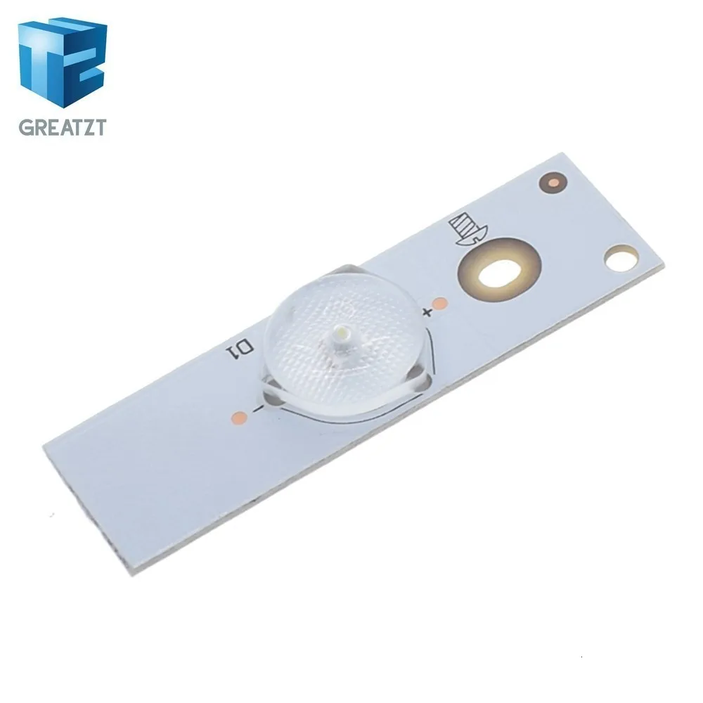 GREATZT 10 шт. 3 в SMD лампы с оптическими линзами Fliter для 32-65 дюймов светодиодный ремонт телевизора