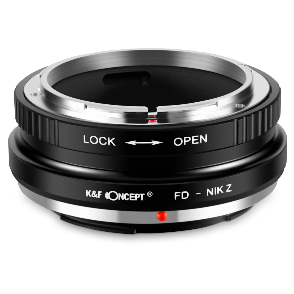 K&ampF Concept Lens Mount Adapter for Canon FD FL to Nikon Z6 Z7 Camera | Электроника