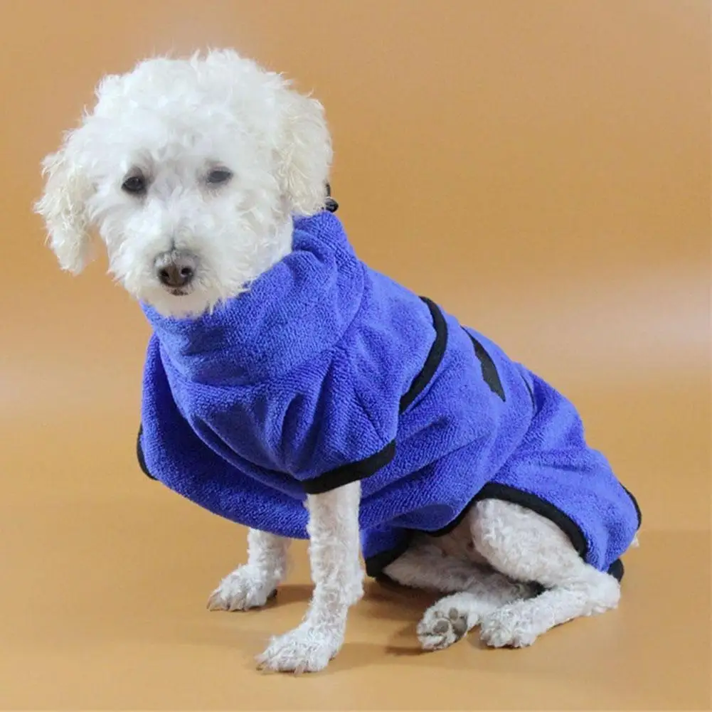 

Dog Cat Bath Robe Water Absorption Quick Drying Soft Towel