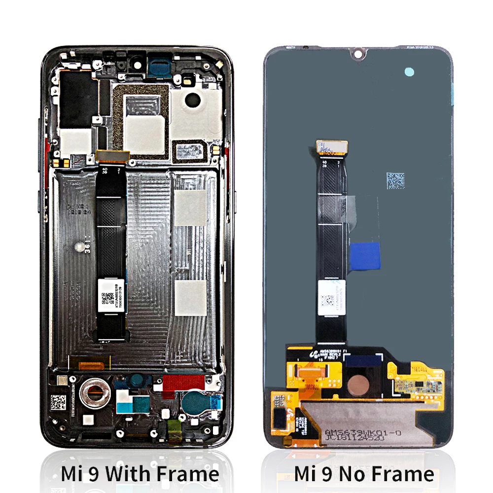 6 39 'ɺMOLED Оригинальный ЖК-дисплей для Xiaomi Mi 9 Mi9 кодирующий преобразователь