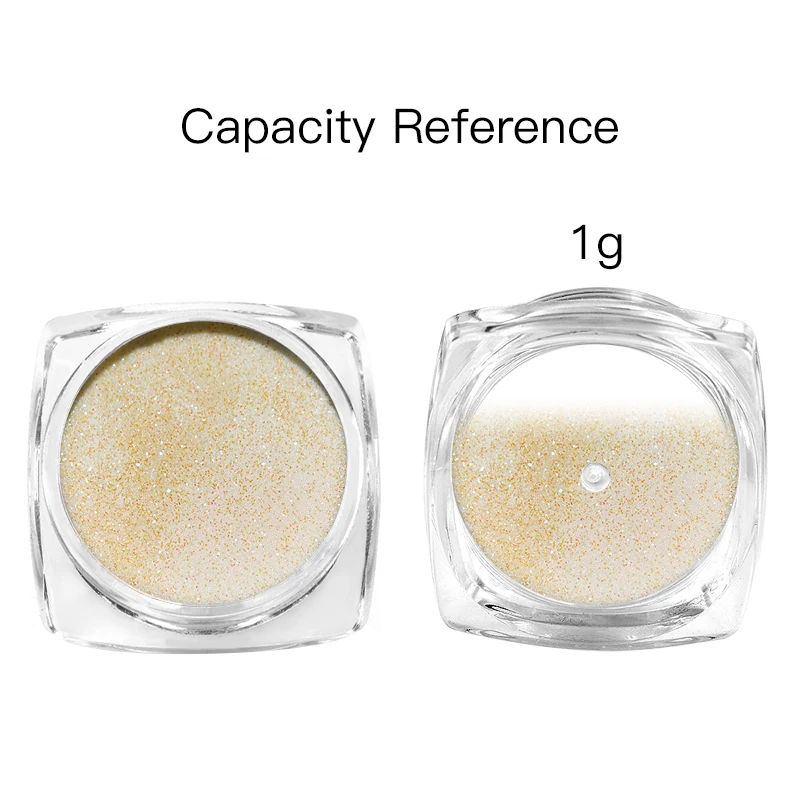 1 коробка сахарная блестящая пудра для ногтей сияющий пигмент УФ гель лака