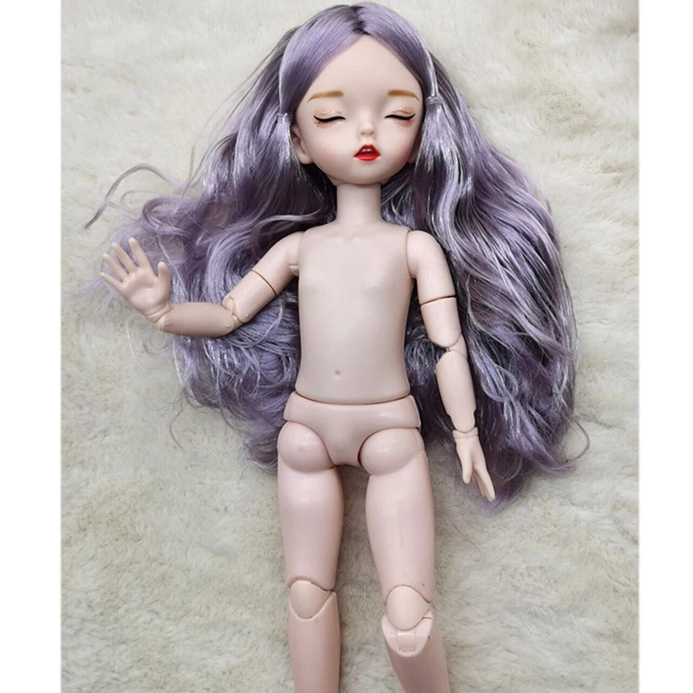 BJD кукла спящий глаз Макияж игрушка 28 см куклы OB 21 суставы белая кожа девочка