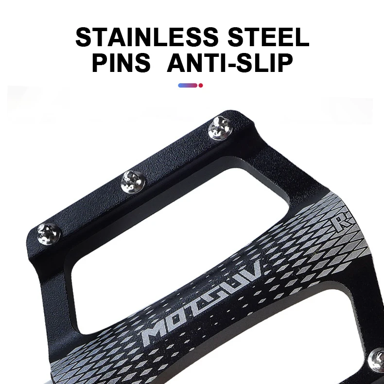 

Bike Pedals Non-Slip Aluminum Alloy Bicycle Platform Flat Pedals for Road Mountain BMX MTB