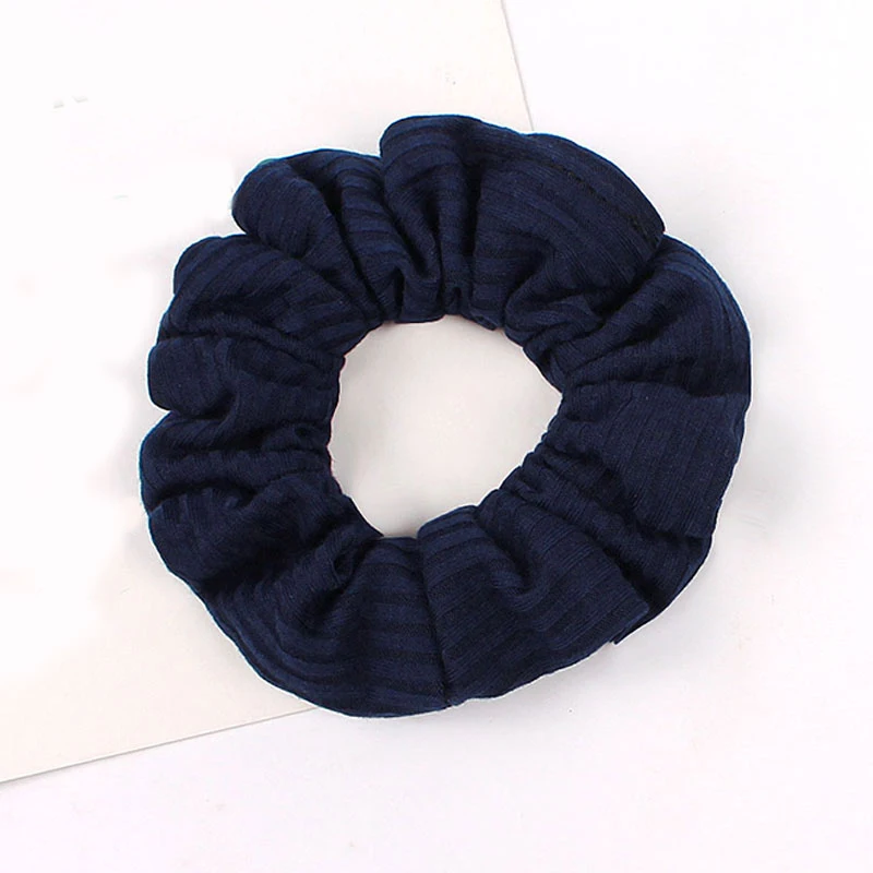 Женские бархатные резинки в полоску эластичные для волос держатель конского