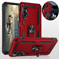 for huawei nova 4 5t 5 pro case magnet car ring stand holder case for huawei honor 20 soft silicone bumper case
