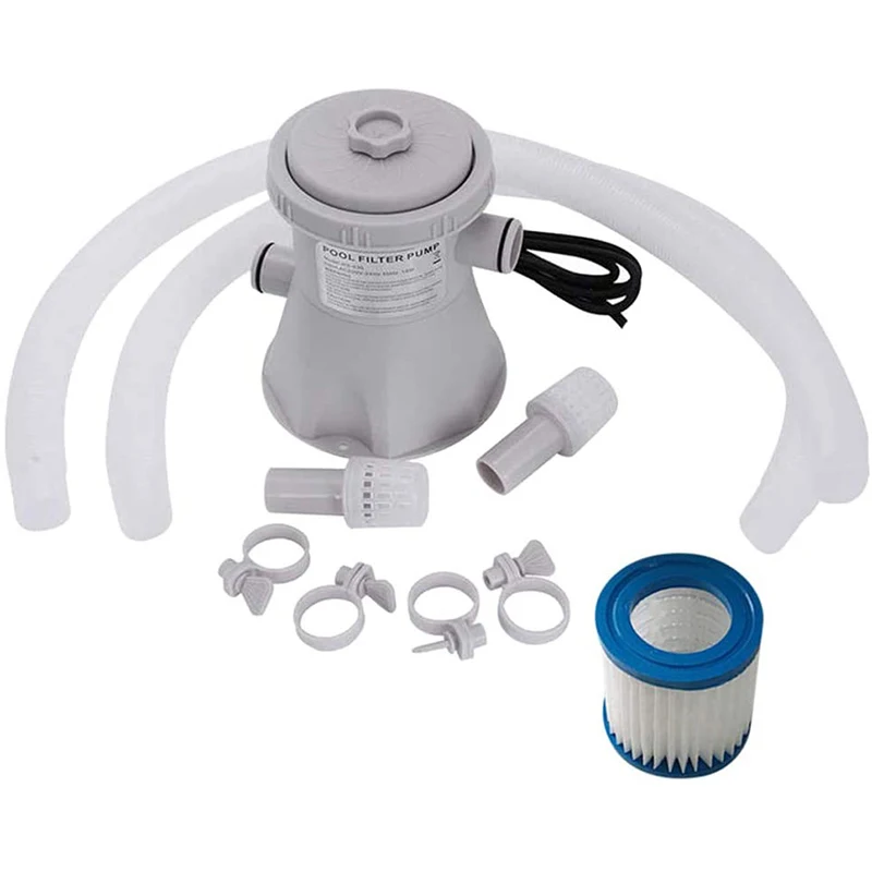 

Clear Cartridge Filter Pump for Above Ground Pools Filters Fit Electric Swimming Pool Filter Pump Cleaning Tool