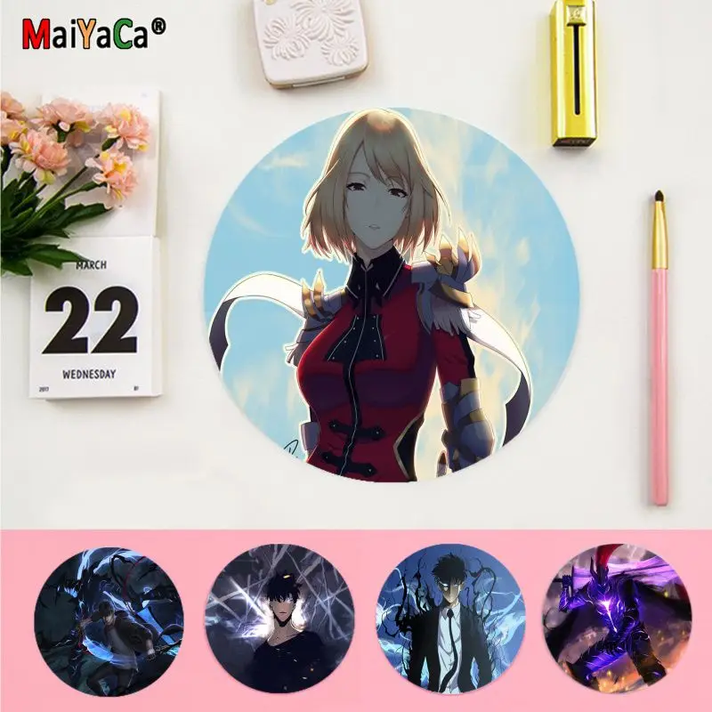 

Maiyaca In Stocked solo leveling Unique Desktop Pad Game Lockedge Mousepad Anti-Slip Laptop PC Mice Pad Mat gaming Mousepad