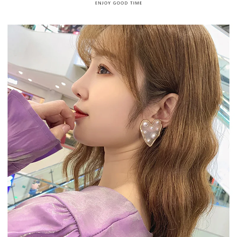 Серьги-клипсы Женские Геометрические золотистые 5 шт. | Украшения и аксессуары