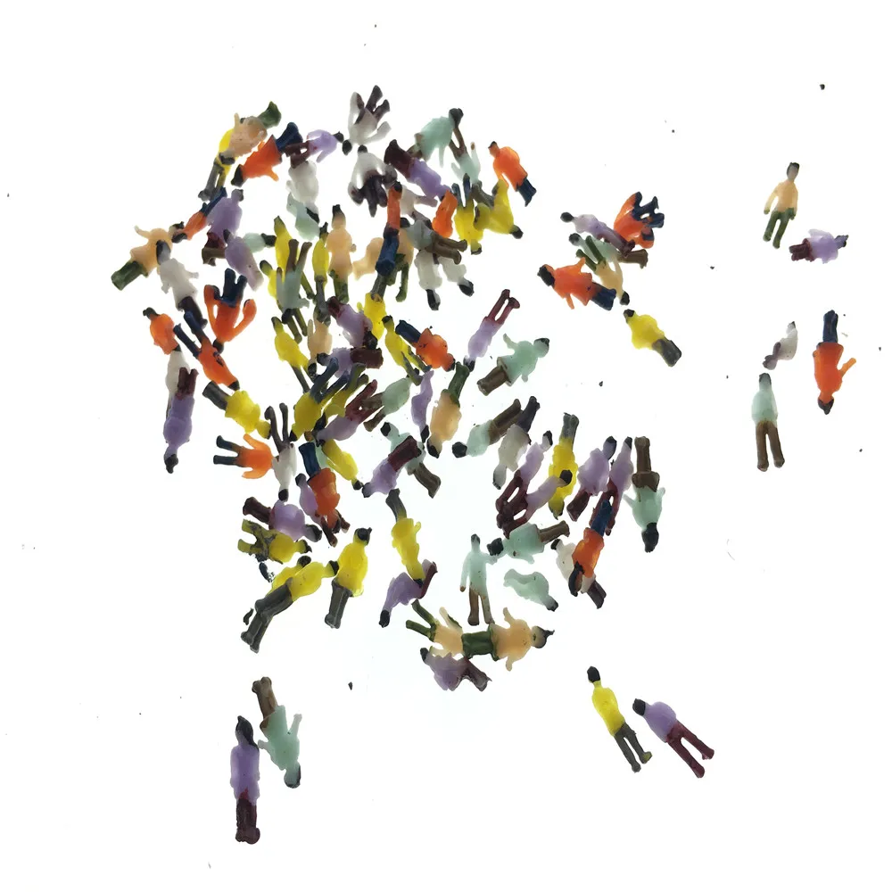 100 шт. масштаб 1/150 строительные модели фигурки людей окрашенные игрушки для Диона