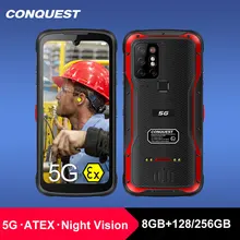 CONQUEST teléfono inteligente S20 ATEX, 5G, visión nocturna, IP68, resistente al agua, cámara de 48MP, versión Global, 2021 (1)