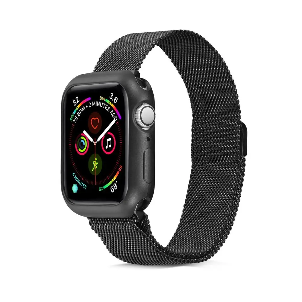 Чехол из ТПУ с конфетными элементами для apple watch 5 4 3 2 1 цветная Защитная крышка iWatch