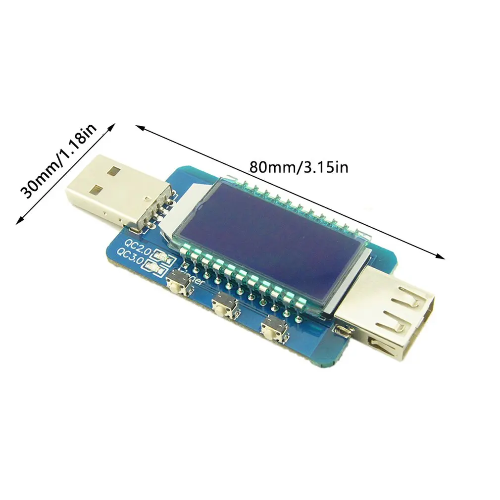 Professional 4V-28V LCD Display QC2.0 QC3.0 USB Electronic Scam Detector Tools Supplies | Инструменты