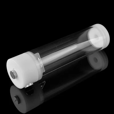 

Syscooling ART19 white straight out 60mm diameter transparent acrylic split DIY water cooling water tank