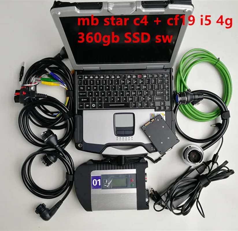 A ++ Качество MB Star C4 SD Подключение к программному обеспечению 2021 03V SSD ноутбук CF19