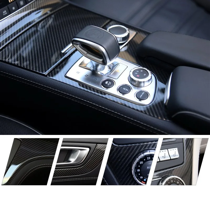 Блестящая Глянцевая 5d пленка для интерьера автомобиля|Наклейки салона авто| |