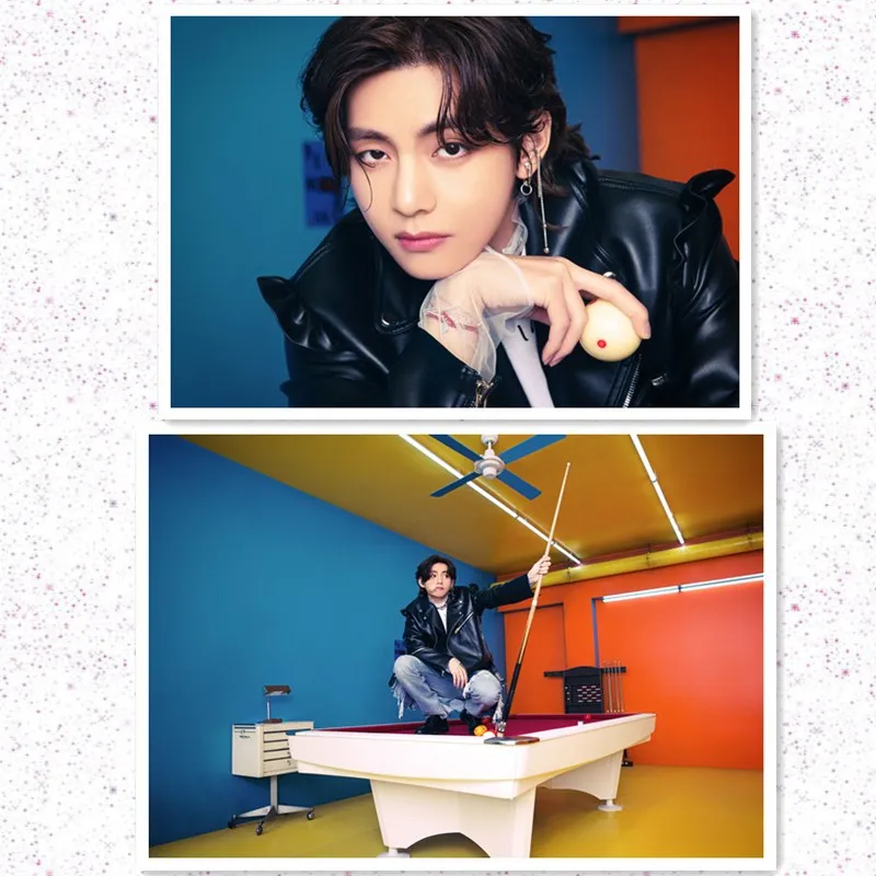 

Wholesale 2pcs/set Kpop Bangtan Boys Butter Permission To Dance Adhesive Sticker New Photo Album Wall Stickers Collect HD Poster