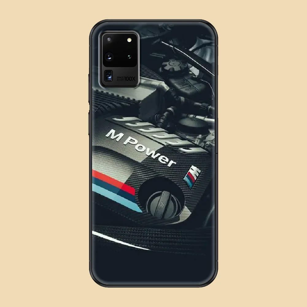 

Car B W M Phone case For Samsung Galaxy Note 4 8 9 10 20 S8 S9 S10 S10E S20 Plus UITRA Ultra black fashion coque art back trend