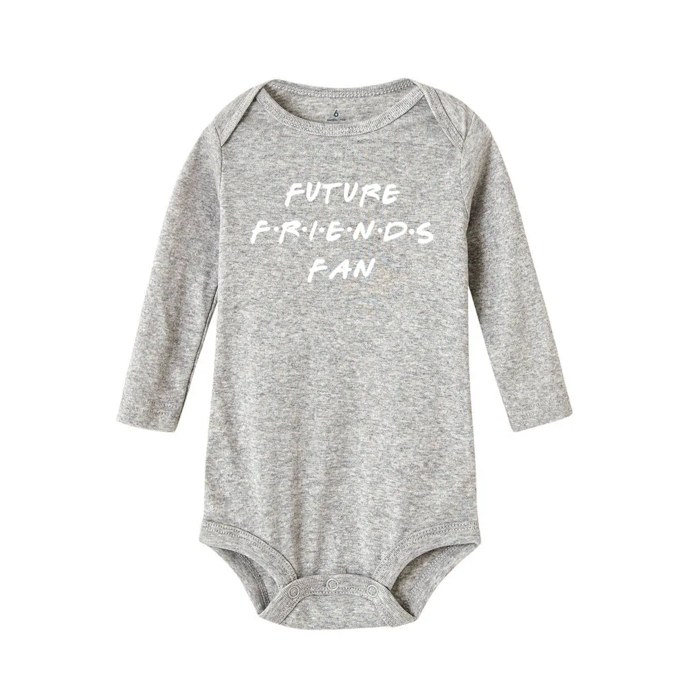 Future Friends Fan Baby Brothers комбинезоны, новорожденный, младенец, для маленьких мальчиков и девочек, хлопковый комбинезон с длинными рукавами, комбинезон для младенцев