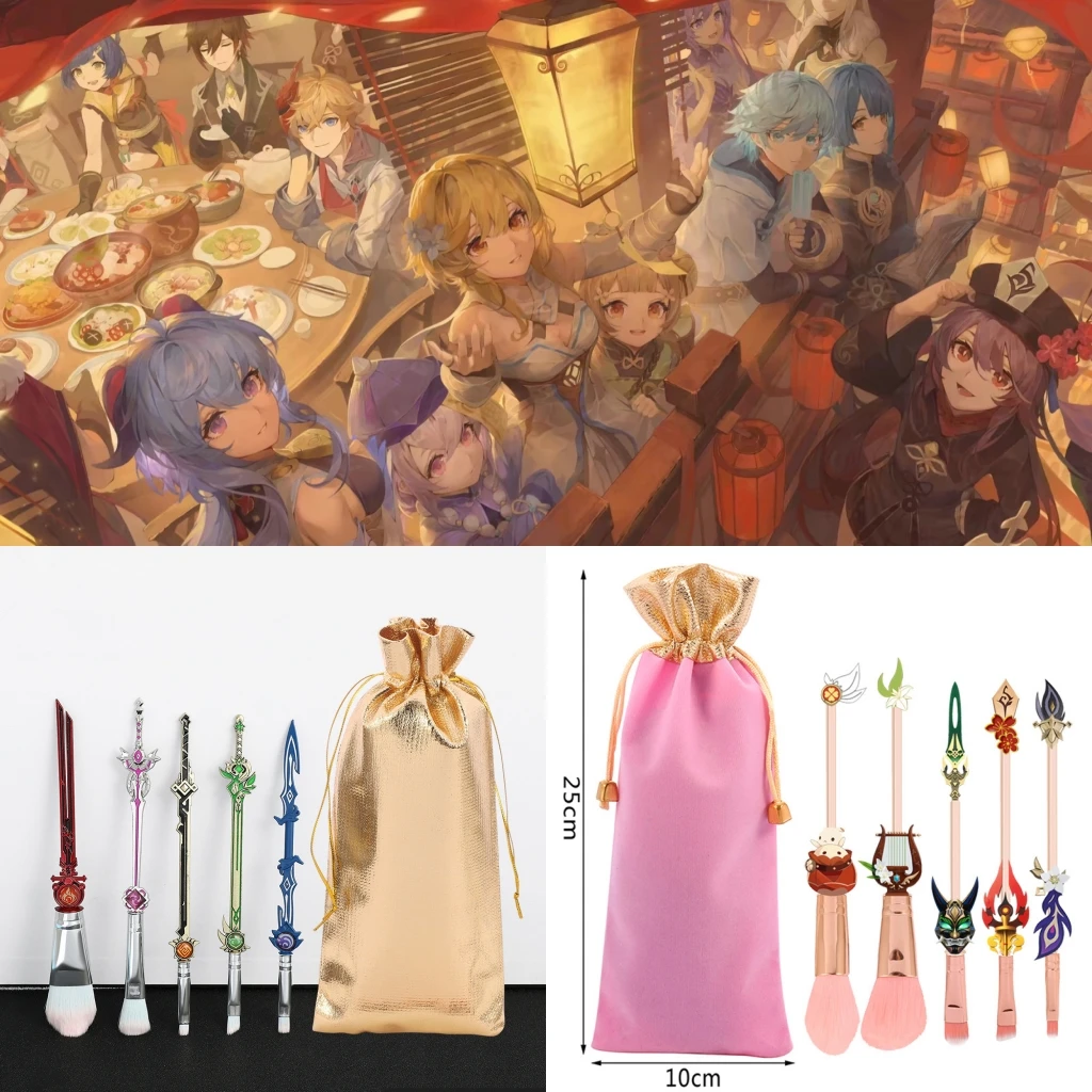 

Набор кистей для макияжа Game Genshin