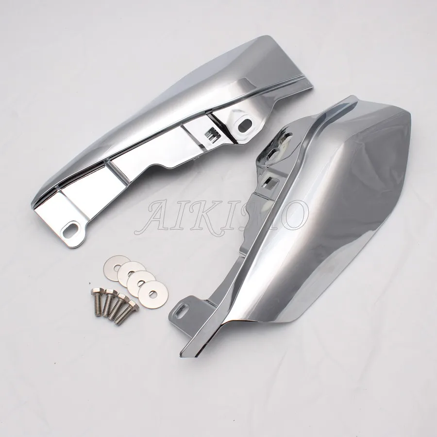 Хромированный теплозащитный воздушный дефлектор средней рамки для Harley Touring Electra