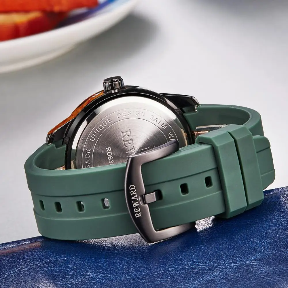 Награда военные спортивные модные мужские часы силиконовые Роскошные Кварцевые